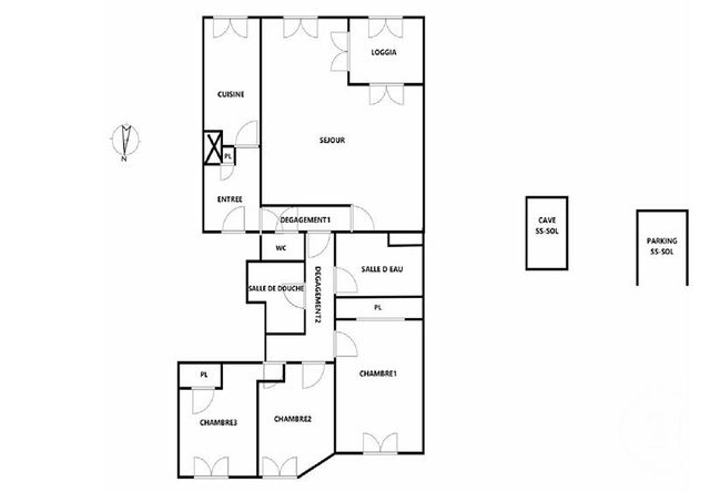 Appartement F5 à vendre - 5 pièces - 111.01 m2 - LE CHESNAY - 78 - ILE-DE-FRANCE - Century 21 Fels Immobilier